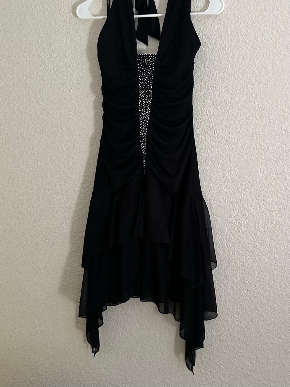 my michelle black dress Vintage Rhinestone Detail Handkerch… Shoe Size:7.5 US this dress delivers sleek bithday dress Long Formal Dress with